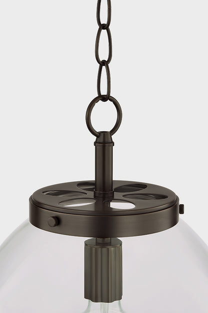 Mitzi by Hudson Valley Lighting Della Large Pendant in True Bronze, detail view 4