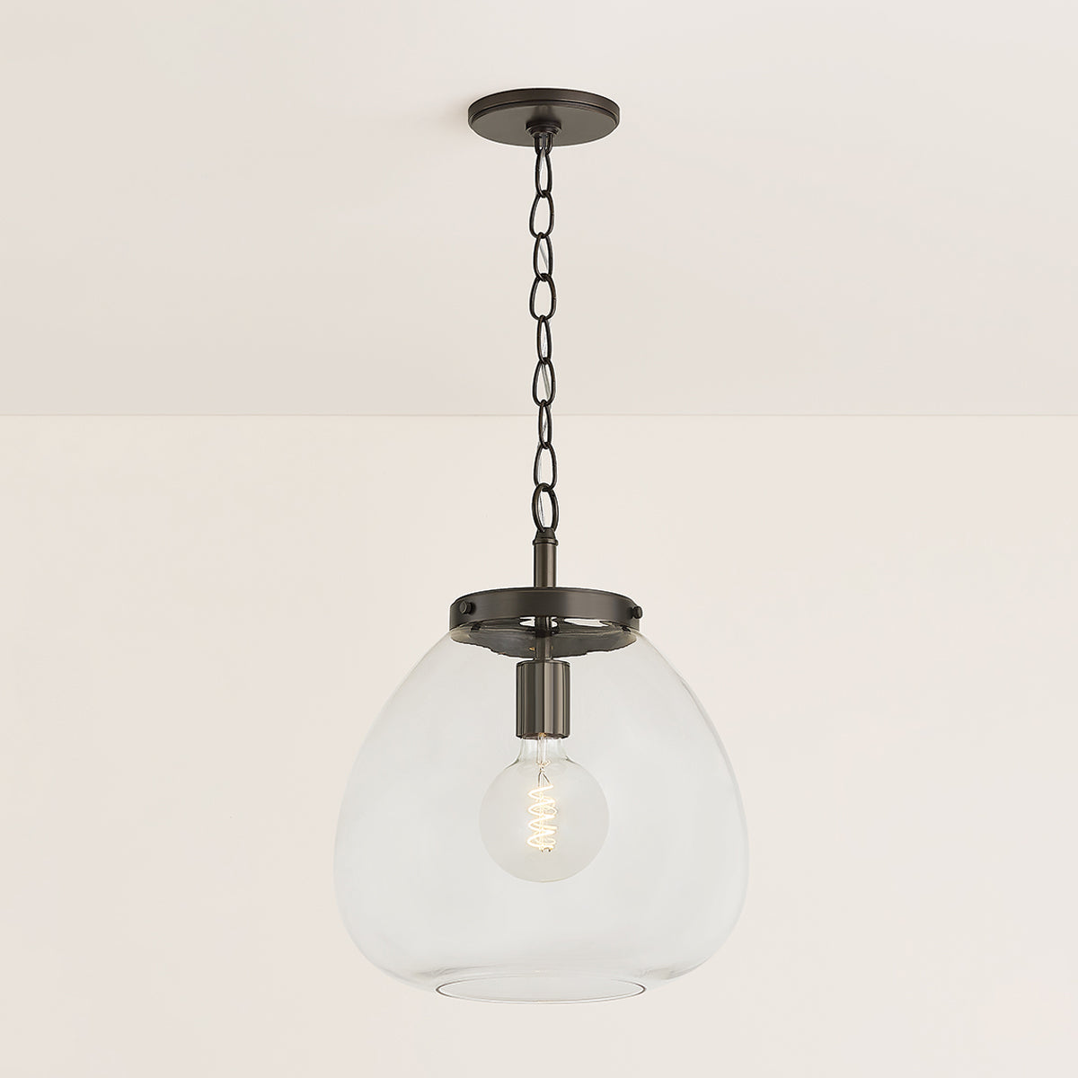 Mitzi by Hudson Valley Lighting Della Large Pendant in True Bronze, detail view 5