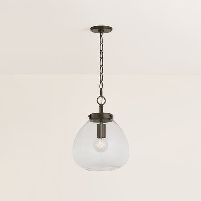 Mitzi by Hudson Valley Lighting Della Small Pendant in True Bronze, detail view 5