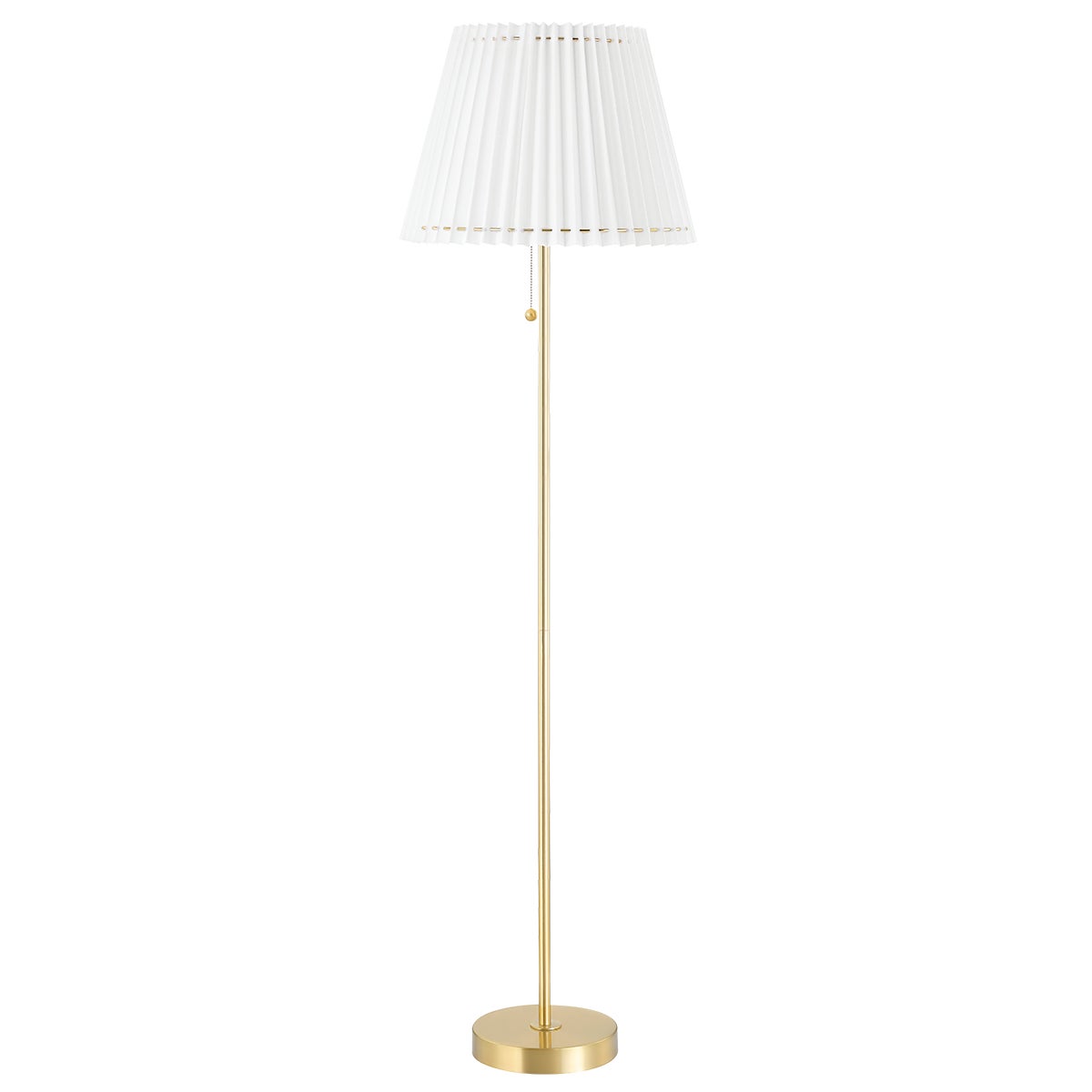 Mitzi by Hudson Valley Lighting Demi Floor Lamp in Aged Brass