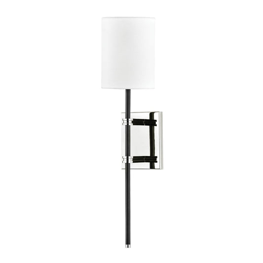 Mitzi by Hudson Valley Lighting Denise Wall Sconce in Polished Nickel / Black