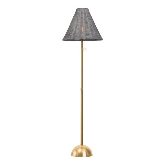 Mitzi by Hudson Valley Lighting Destiny Floor Lamp in Aged Brass