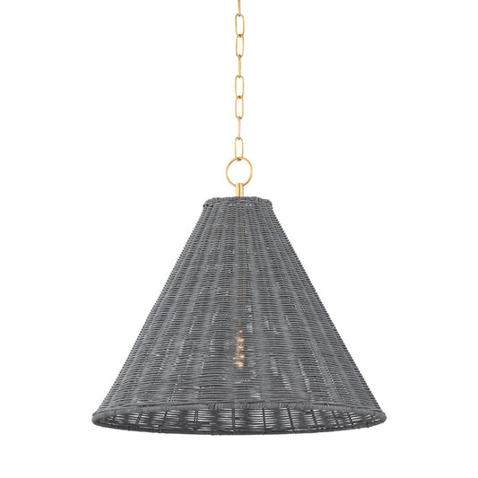 Mitzi by Hudson Valley Lighting Destiny Pendant in Aged Brass