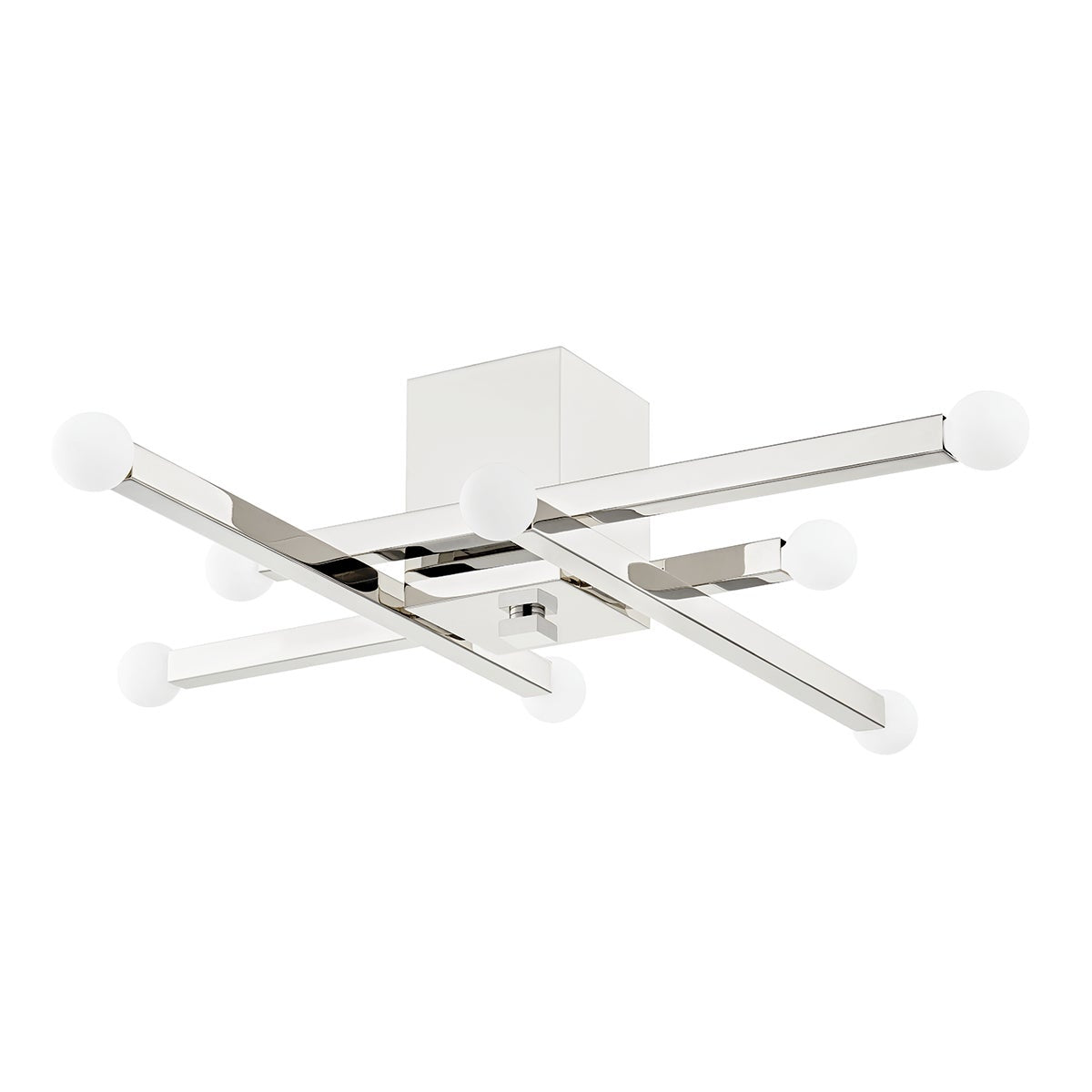 Mitzi by Hudson Valley Lighting Dona Flush Mount in Polished Nickel
