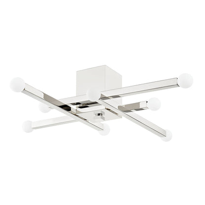 Mitzi by Hudson Valley Lighting Dona Flush Mount in Polished Nickel