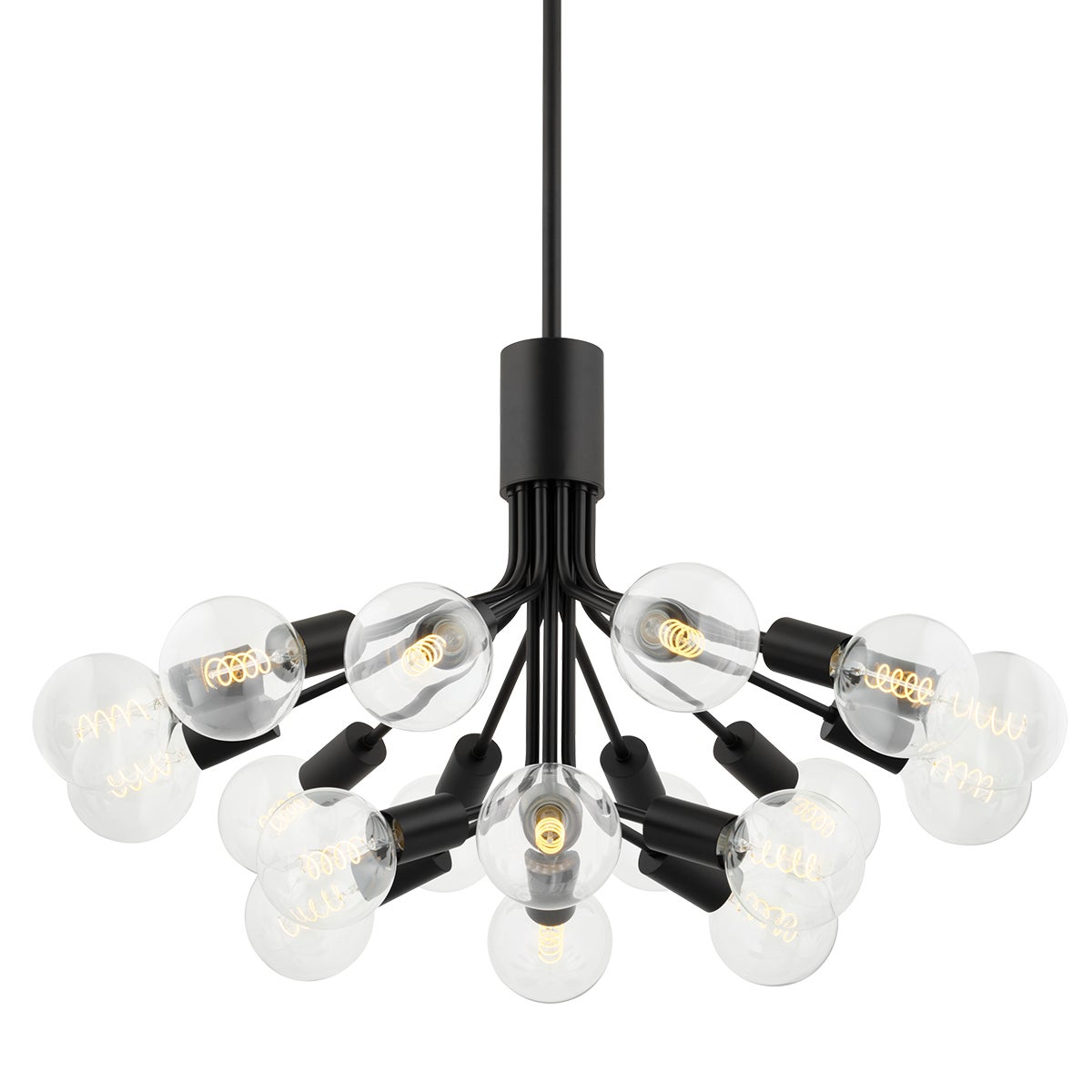 Mitzi by Hudson Valley Lighting Drea Chandelier in Soft Black