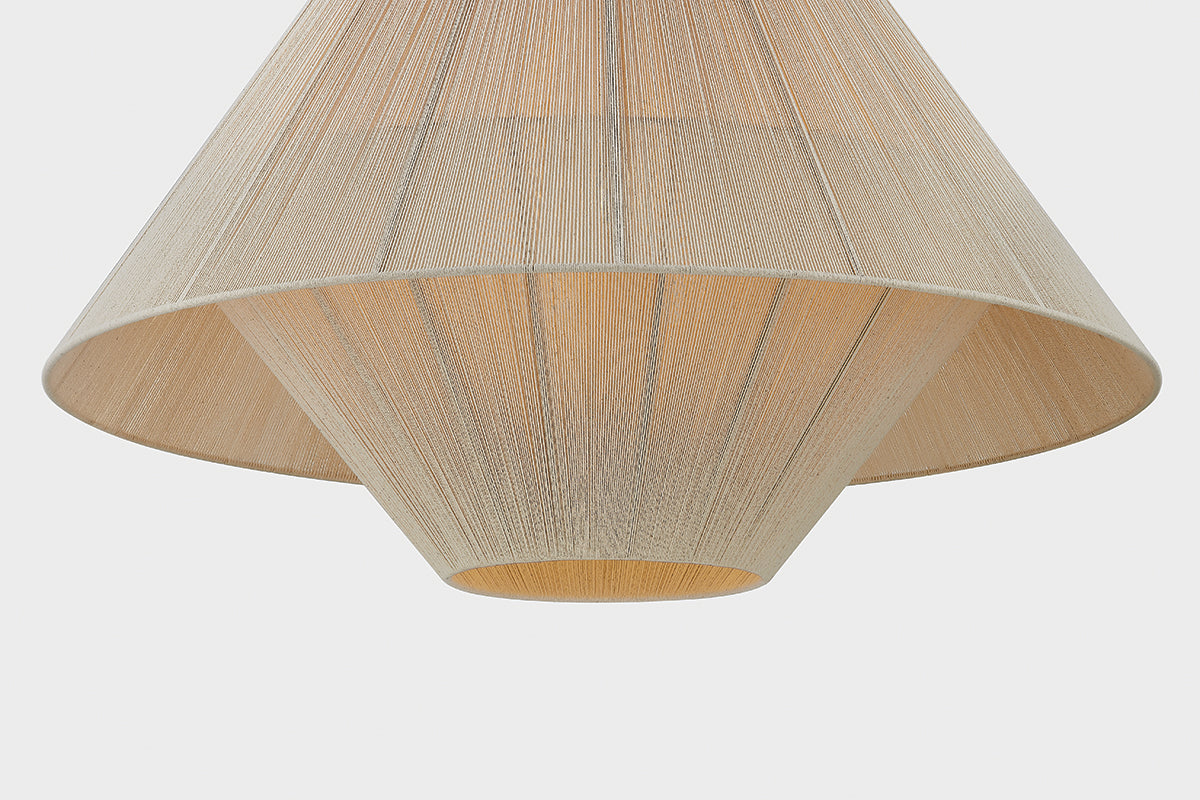 Mitzi by Hudson Valley Lighting Eleanor Large Pendant in Aged Brass, detail view 7
