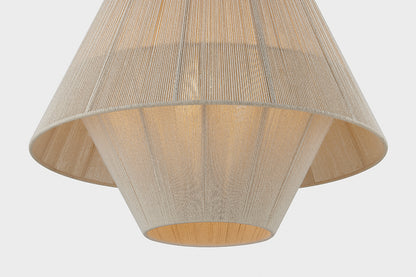 Mitzi by Hudson Valley Lighting Eleanor Small Pendant in Aged Brass, detail view 7