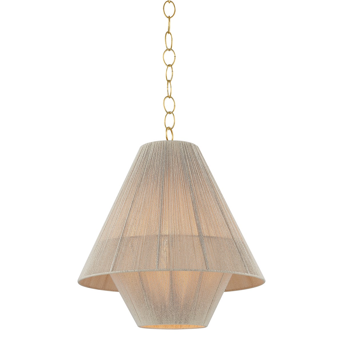 Mitzi by Hudson Valley Lighting Eleanor Small Pendant in Aged Brass