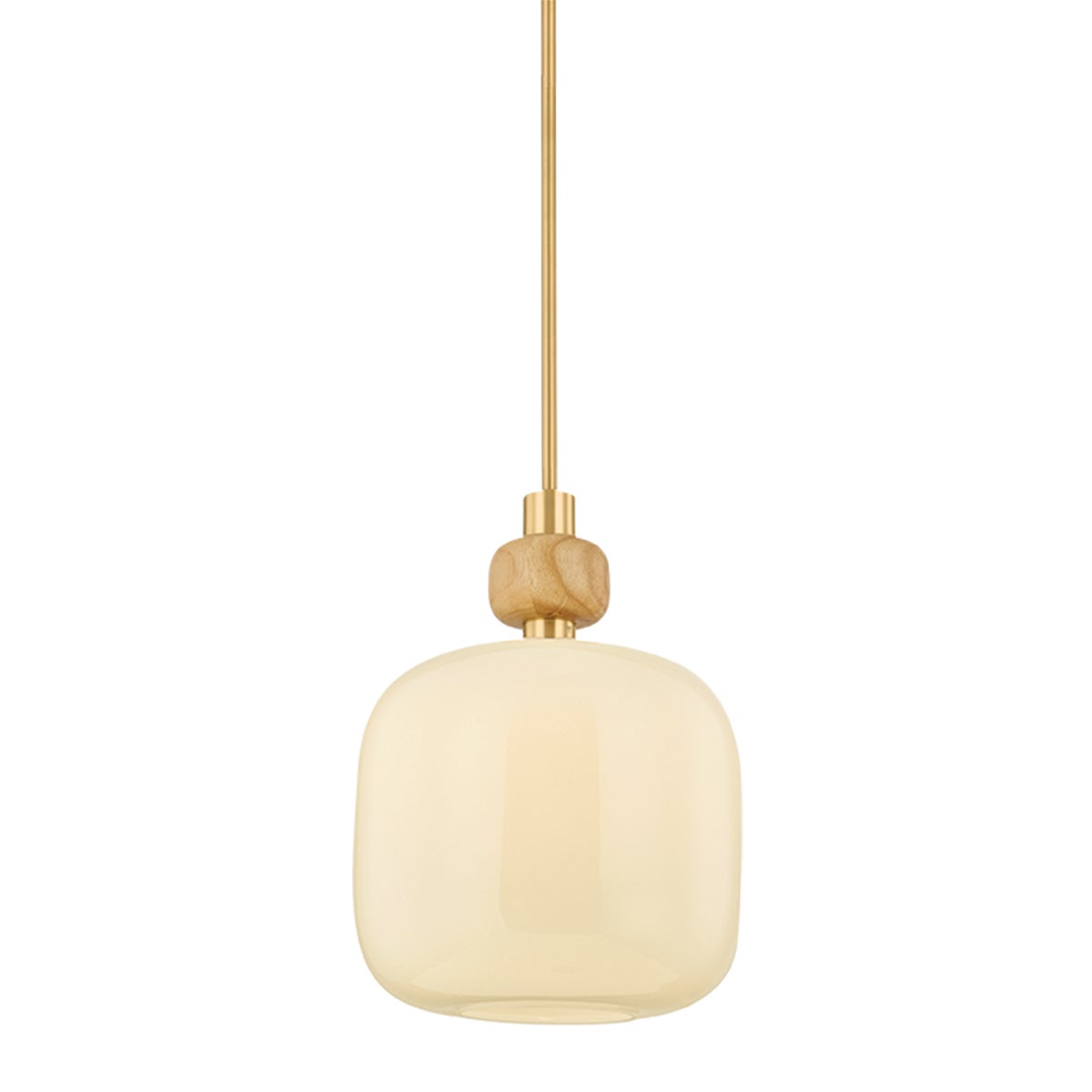 Mitzi by Hudson Valley Lighting Elise Large Pendant in Aged Brass