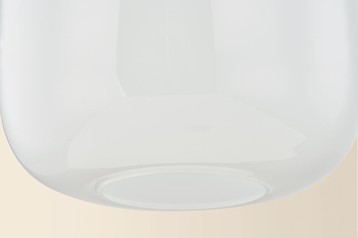 Mitzi by Hudson Valley Lighting Elise Small Pendant in Aged Brass, detail view 6
