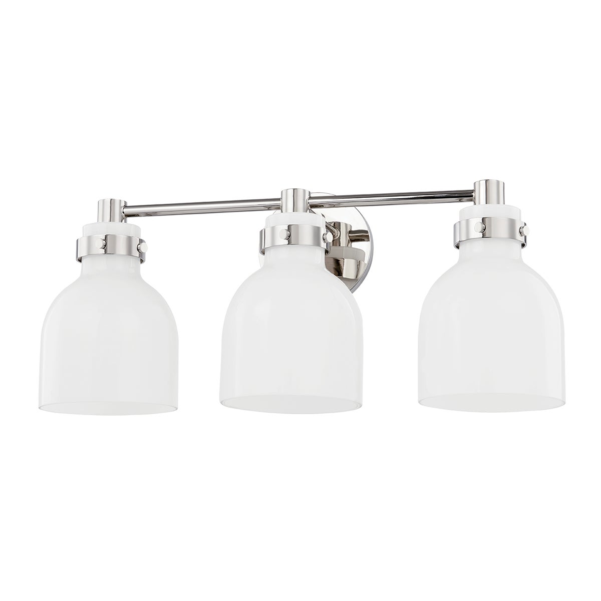 Mitzi by Hudson Valley Lighting Elli 3-Light Vanity Light in Polished Nickel