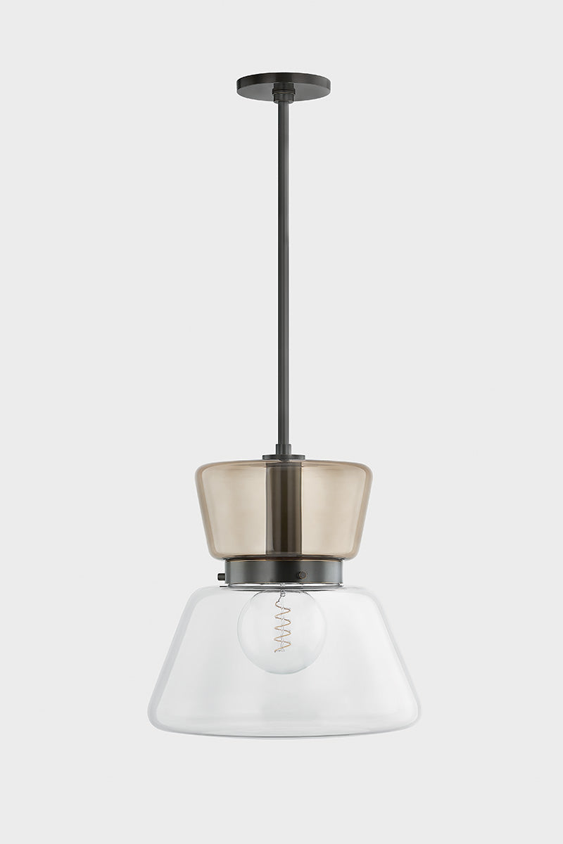 Mitzi by Hudson Valley Lighting Elodie Large Pendant in True Bronze, detail view 1