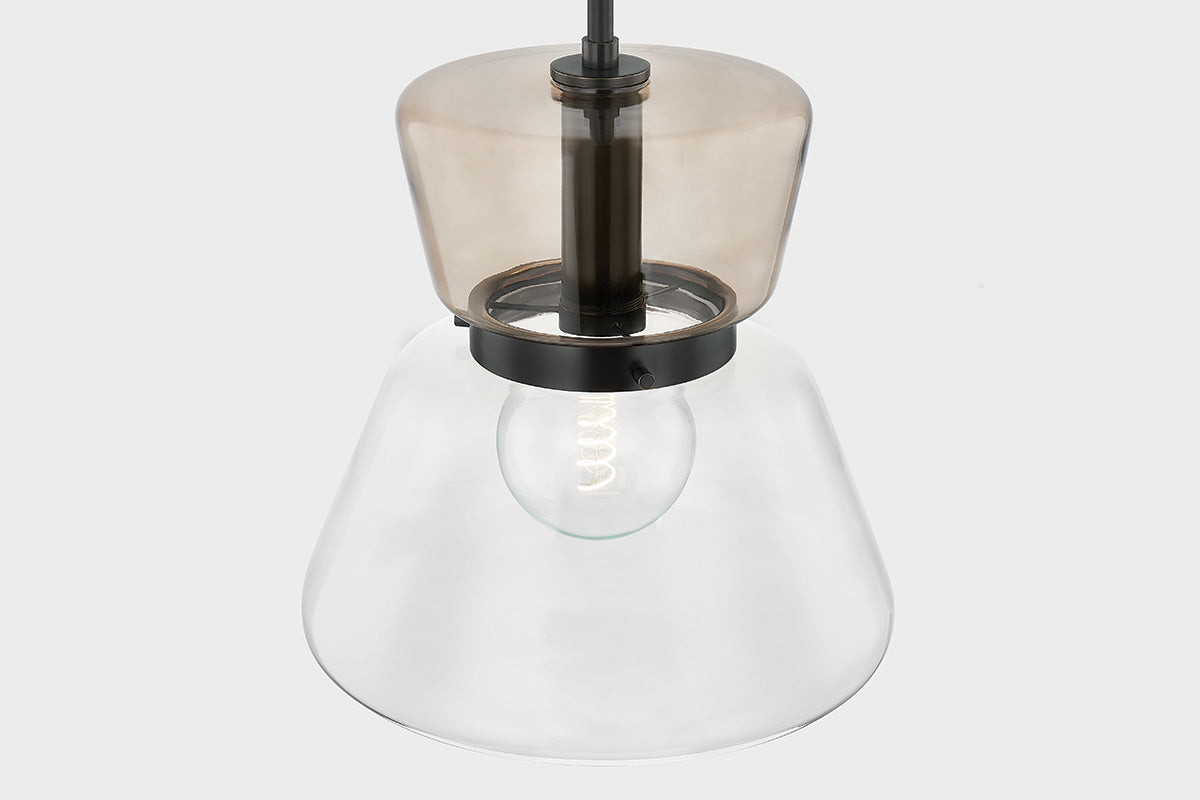 Mitzi by Hudson Valley Lighting Elodie Large Pendant in True Bronze, detail view 2