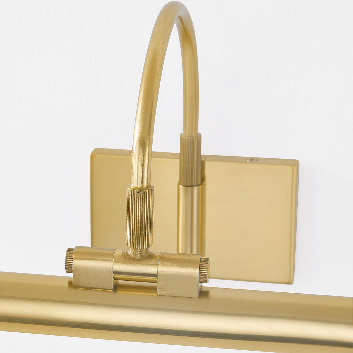 Mitzi by Hudson Valley Lighting Elowen Large Picture Light in Aged Brass, detail view 2