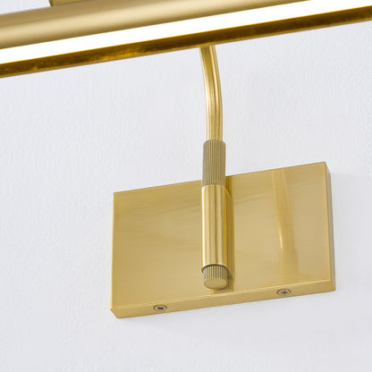 Mitzi by Hudson Valley Lighting Elowen Small Picture Light in Aged Brass, detail view 2
