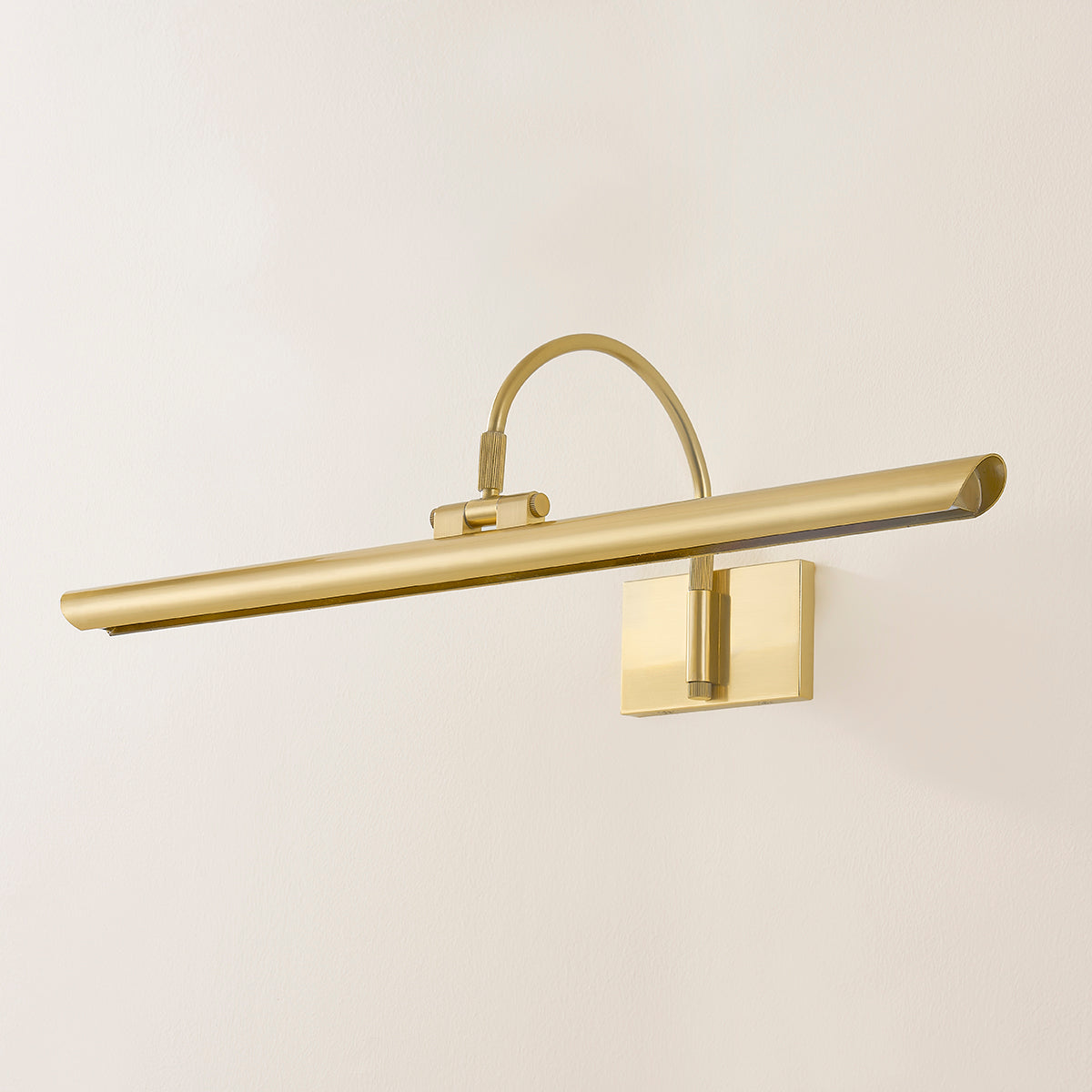 Mitzi by Hudson Valley Lighting Elowen Large Picture Light in Aged Brass, detail view 3