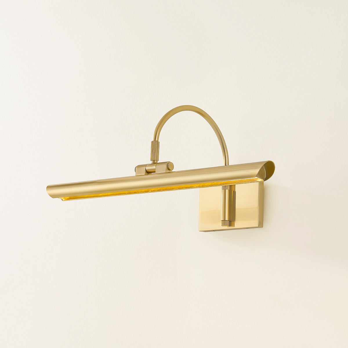 Mitzi by Hudson Valley Lighting Elowen Small Picture Light in Aged Brass, detail view 4