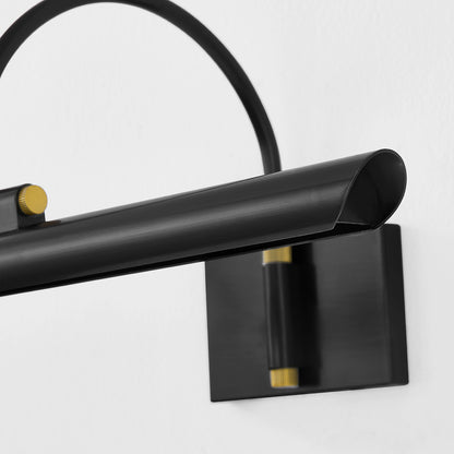 Mitzi by Hudson Valley Lighting Elowen Small Picture Light in Aged Old Bronze, detail view 2
