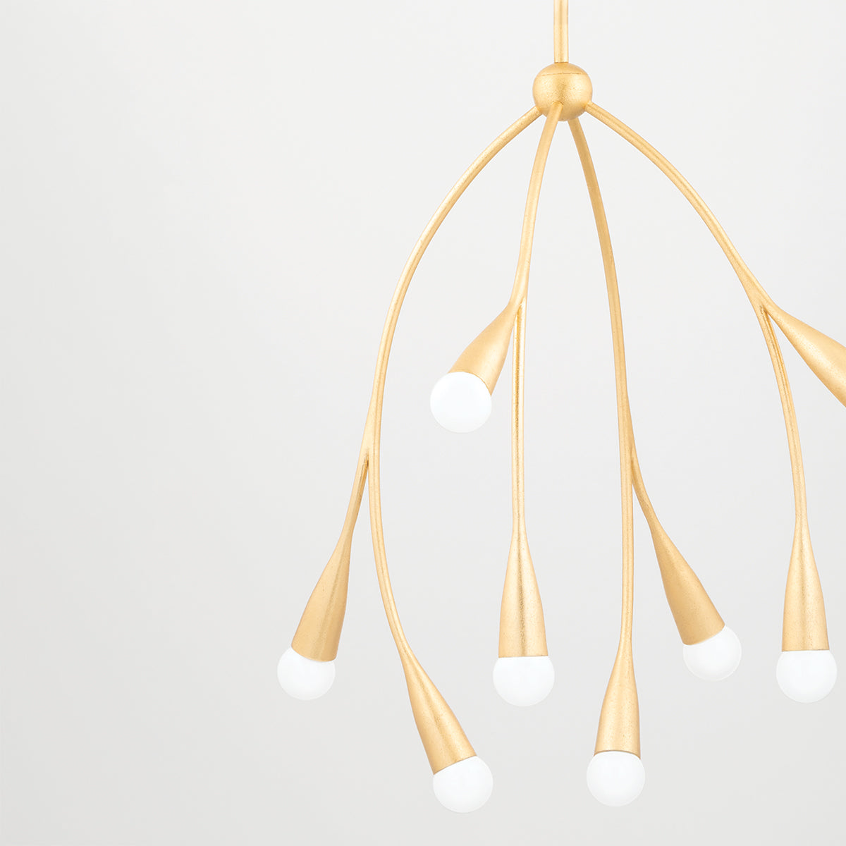 Mitzi by Hudson Valley Lighting Elsa Chandelier in Gold Leaf, detail view 1