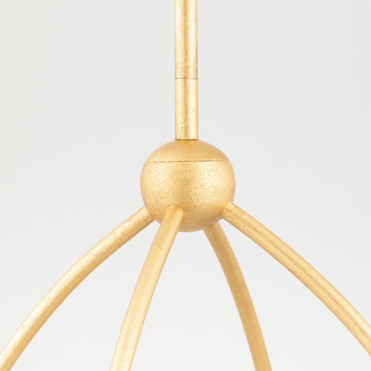 Mitzi by Hudson Valley Lighting Elsa Chandelier in Gold Leaf, detail view 2