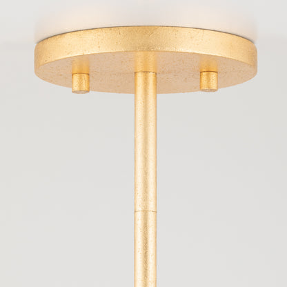 Mitzi by Hudson Valley Lighting Elsa Chandelier in Gold Leaf, detail view 4