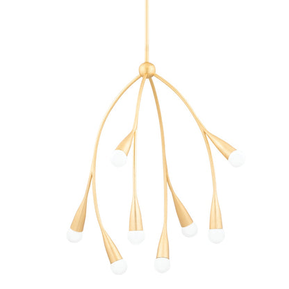 Mitzi by Hudson Valley Lighting Elsa Chandelier in Gold Leaf