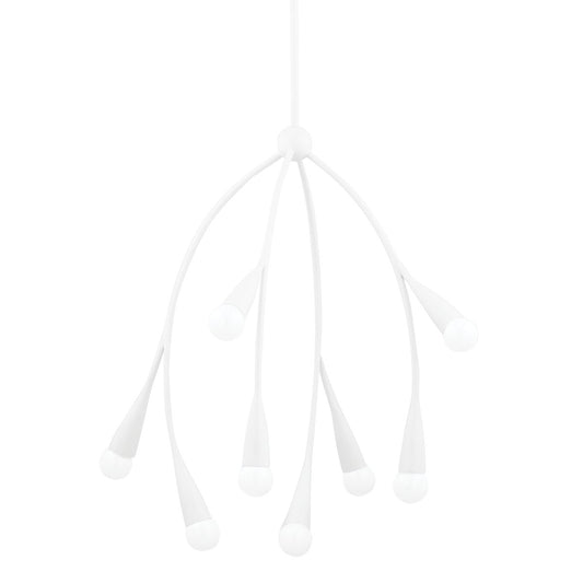 Mitzi by Hudson Valley Lighting Elsa Chandelier in Textured White
