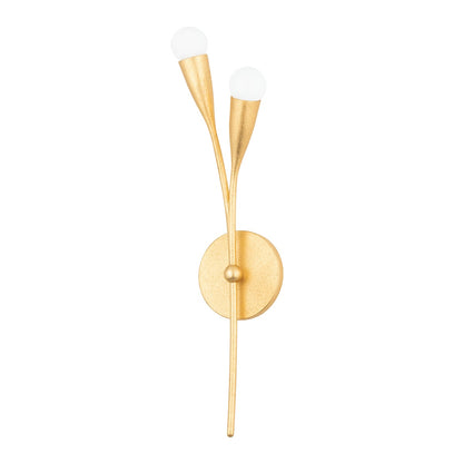 Mitzi by Hudson Valley Lighting Elsa Wall Sconce in Gold Leaf