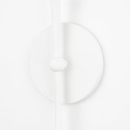 Mitzi by Hudson Valley Lighting Elsa Wall Sconce in Textured White, detail view 2