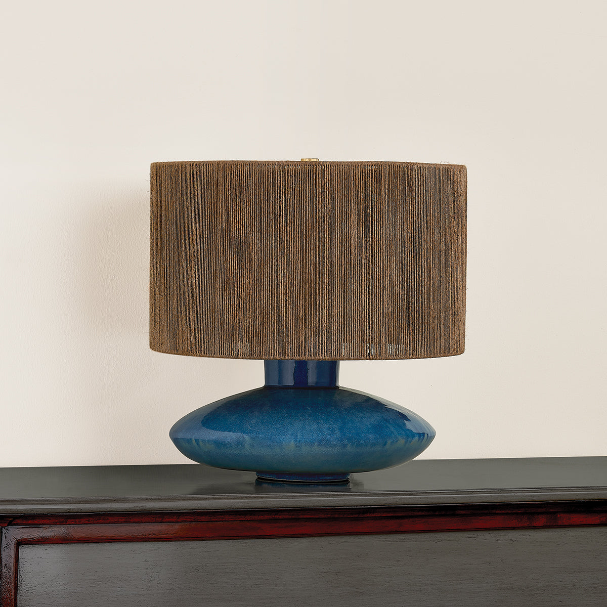 Mitzi by Hudson Valley Lighting Enya Table Lamp in Aged Brass / Ceramic Shadow Amphora, detail view 3