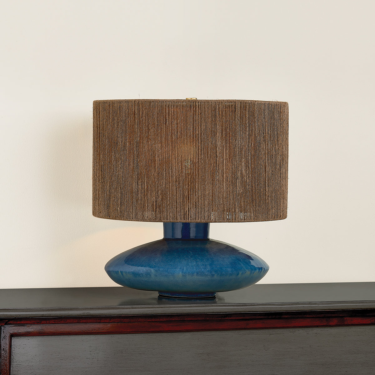 Mitzi by Hudson Valley Lighting Enya Table Lamp in Aged Brass / Ceramic Shadow Amphora, detail view 5