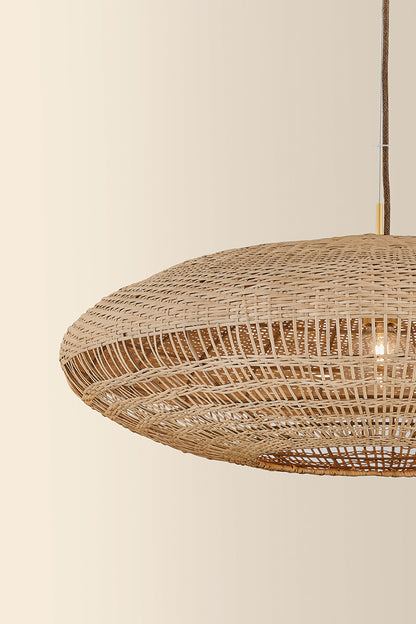 Mitzi by Hudson Valley Lighting Erin Large Pendant in Aged Brass, detail view 3