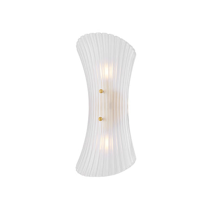 Mitzi by Hudson Valley Lighting Esmae Wall Sconce in Aged Brass