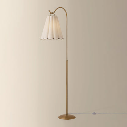 Mitzi by Hudson Valley Lighting Eula Floor Lamp in Patina Brass, detail view 5