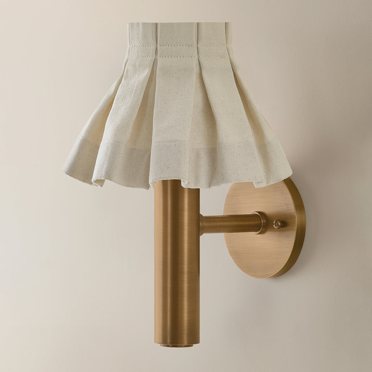 Mitzi by Hudson Valley Lighting Eunice Wall Sconce in Patina Brass, detail view 3