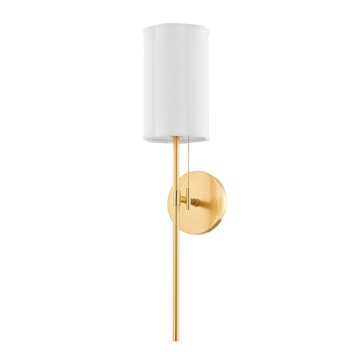 Mitzi by Hudson Valley Lighting Fawn Wall Sconce in Aged Brass