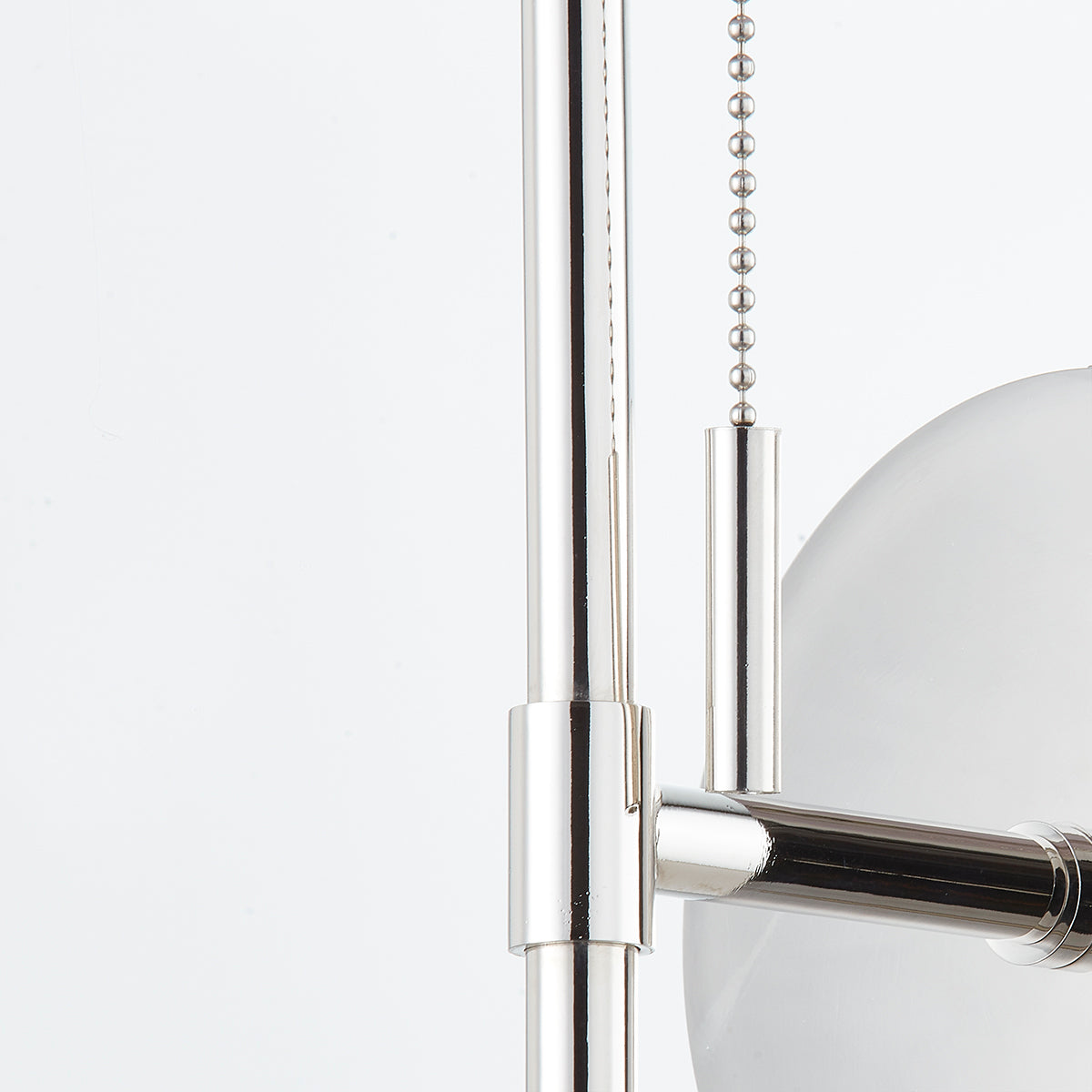 Mitzi by Hudson Valley Lighting Fawn Wall Sconce in Polished Nickel, detail view 2