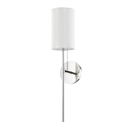 Mitzi by Hudson Valley Lighting Fawn Wall Sconce in Polished Nickel
