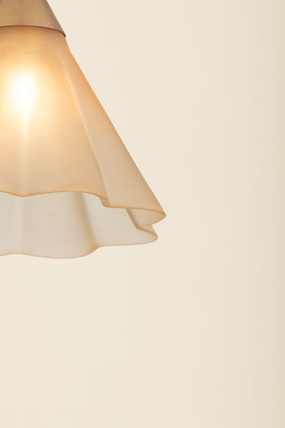 Mitzi by Hudson Valley Lighting Gabrielle Small Pendant in Aged Brass / Matte Champagne, detail view 8