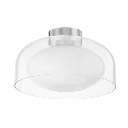 Mitzi by Hudson Valley Lighting Giovanna Flush Mount in Polished Nickel