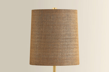 Mitzi by Hudson Valley Lighting Gladys Table Lamp in Aged Brass / Ceramic Vanilla Bean, detail view 1