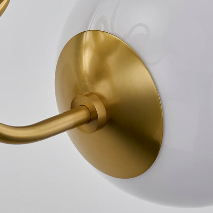 Mitzi by Hudson Valley Lighting Havana 5-Light Chandelier in Aged Brass, detail view 1