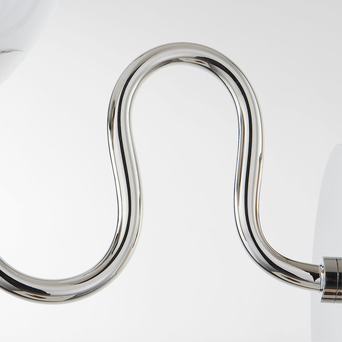 Mitzi by Hudson Valley Lighting Havana Wall Sconce in Polished Nickel, detail view 2