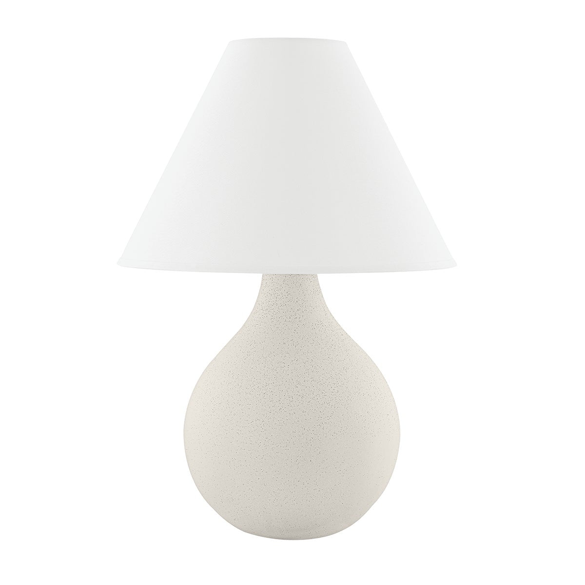 Mitzi by Hudson Valley Lighting Helena Table Lamp in Aged Brass / Ceramic Matte White Speck