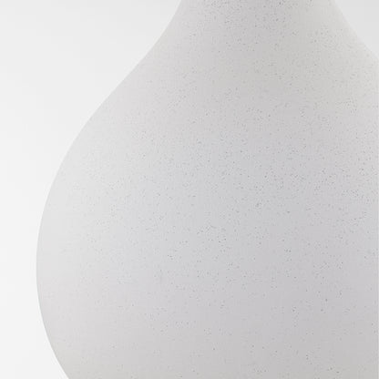 Mitzi by Hudson Valley Lighting Helena Table Lamp in Aged Brass / Ceramic Matte White Speck, detail view 1