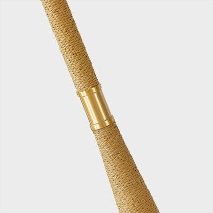 Mitzi by Hudson Valley Lighting Indie Floor Lamp in Aged Brass, detail view 2