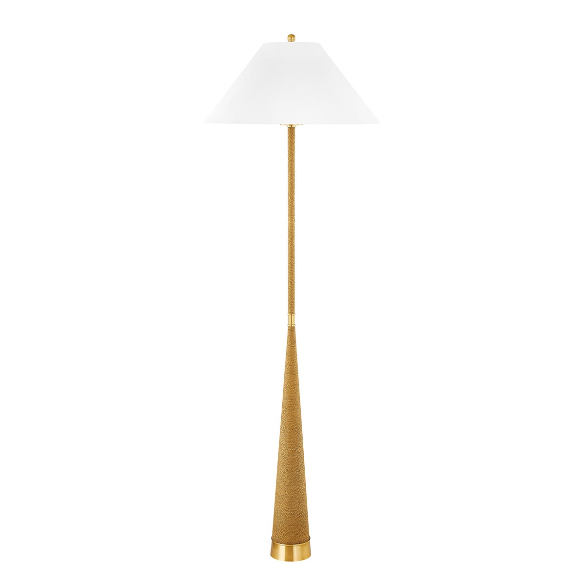 Mitzi by Hudson Valley Lighting Indie Floor Lamp in Aged Brass