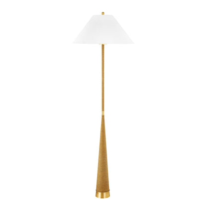 Mitzi by Hudson Valley Lighting Indie Floor Lamp in Aged Brass