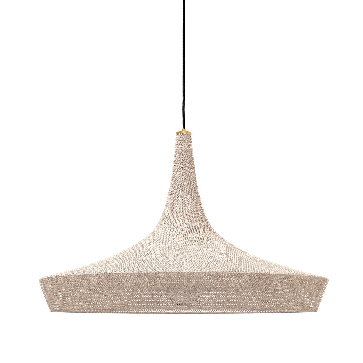 Mitzi by Hudson Valley Lighting Isola Large Pendant in Aged Brass